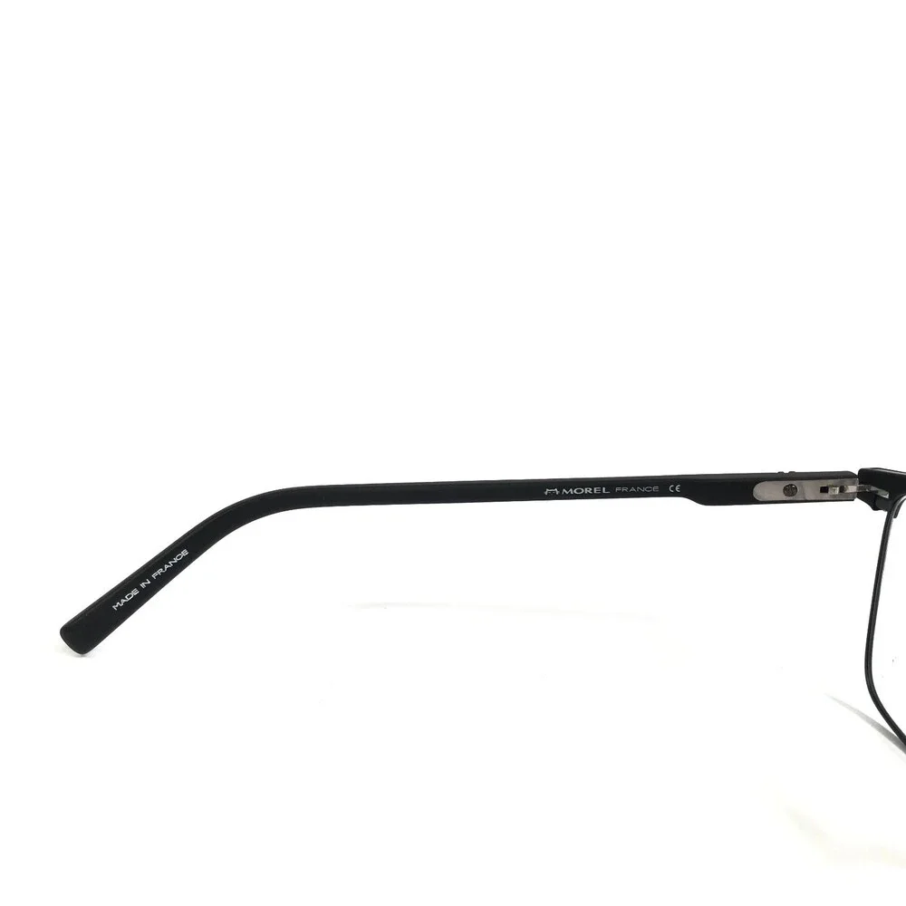 OGA by Morel Eyeglasses Frames 10094O NG01 Matte Black Square Full Rim 56-20-145